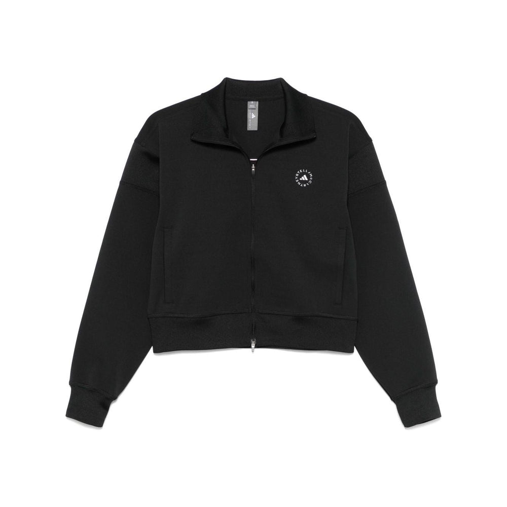 Adidas By Stella McCartney logo knitted track jacket JJ0084BLACK-P25