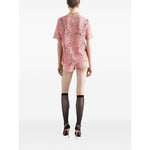 Dolce & Gabbana corded lace short sleeved T-shirt F8V21THLM7LF0473-P25