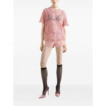 Dolce & Gabbana corded lace short sleeved T-shirt F8V21THLM7LF0473-P25