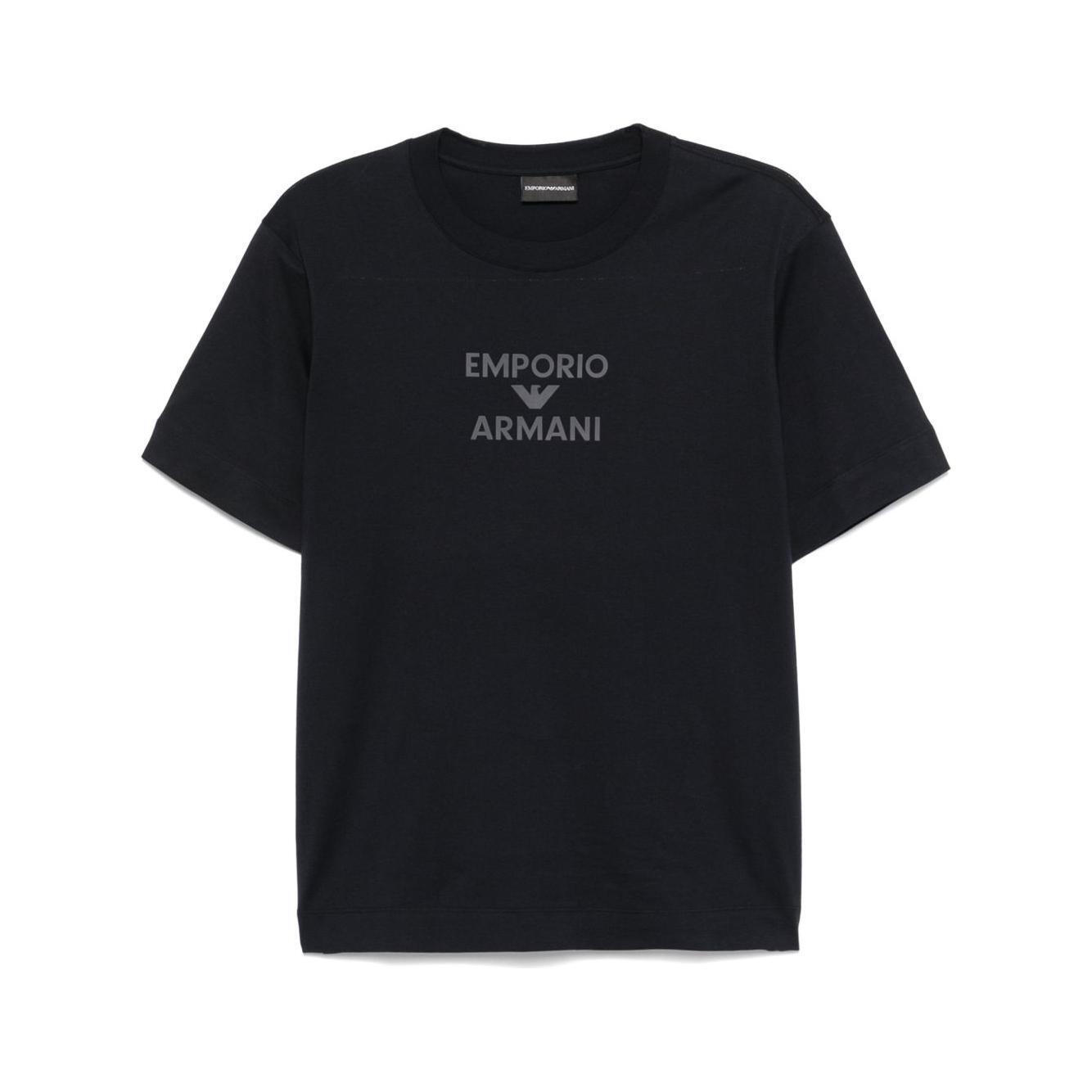 Emporio Armani Jersey T-shirt with rubberised logo EM000780AF12926UB118-P25