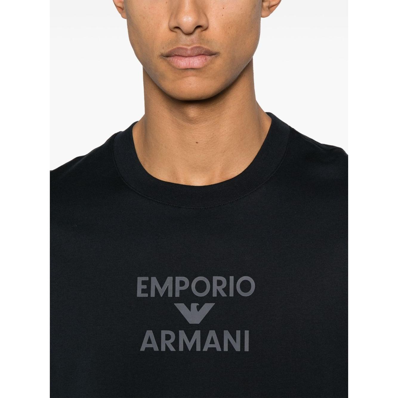 Emporio Armani Jersey T-shirt with rubberised logo EM000780AF12926UB118-P25