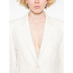 Harris Wharf London crinkled shoulder-pads blazer A2535PYMYM02-P25