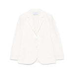 Harris Wharf London crinkled shoulder-pads blazer A2535PYMYM02-P25