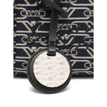 Emporio Armani Small tote bag in all-over monogram jacquard canvas EW000371AF12993FB237-P25