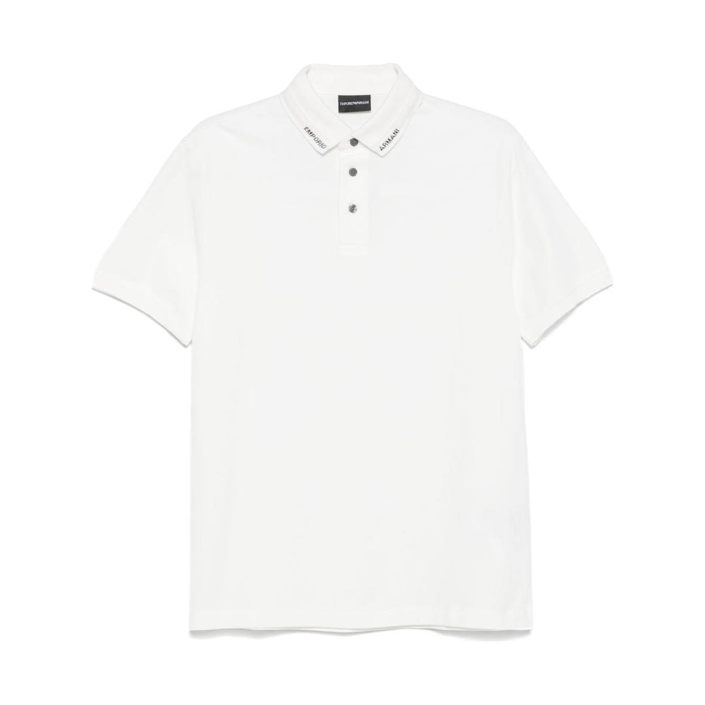 Emporio Armani Jersey polo with logo collar EM001081AF10497U0003-P25