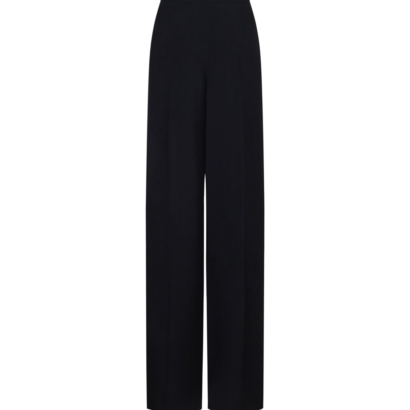 Emporio Armani Straight trousers in silk cady Trousers
