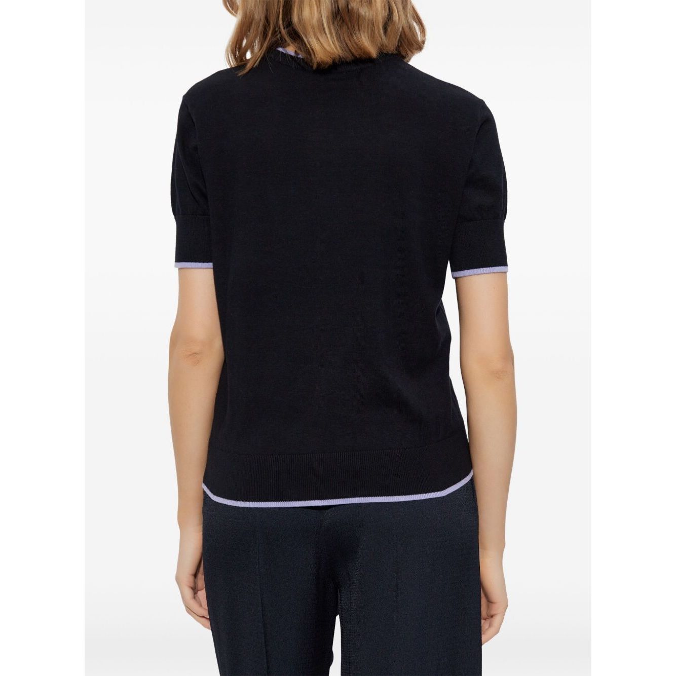 Emporio Armani Jumper with all-over micro eagle embroidery Topwear