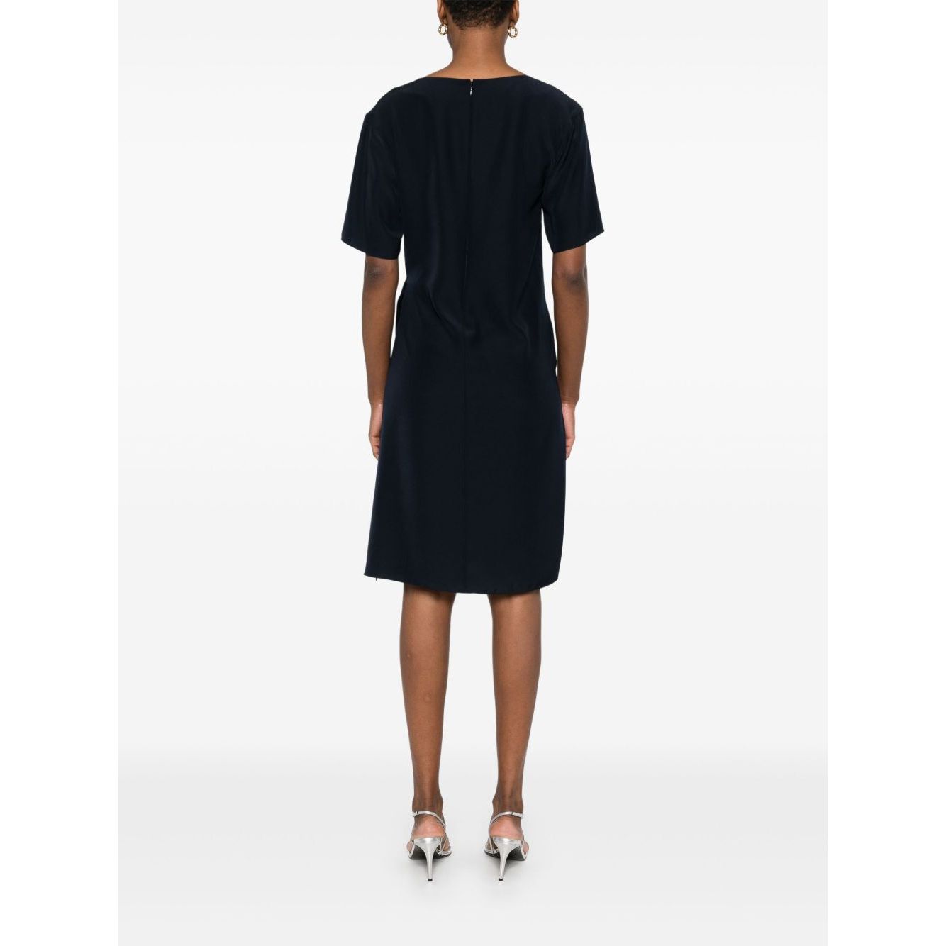 Emporio Armani Short dress with side knot Dresses