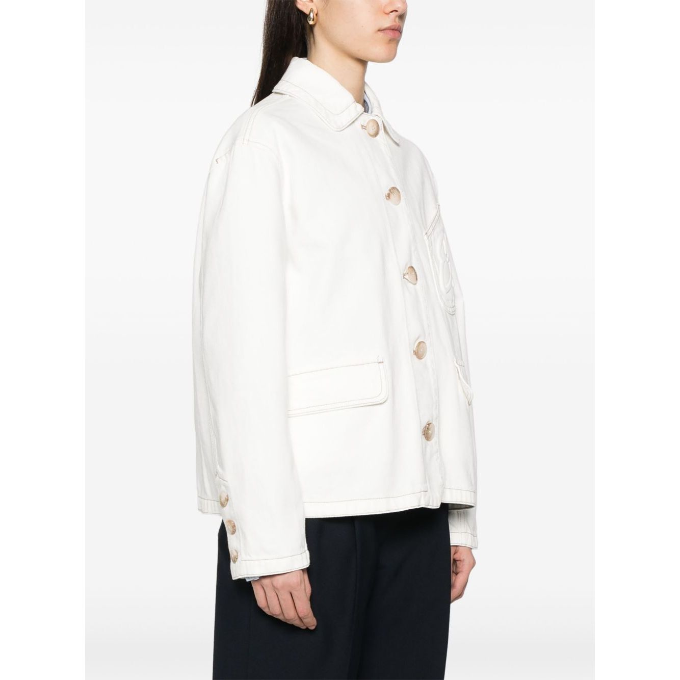 Emporio Armani Cotton drill blouson Jackets