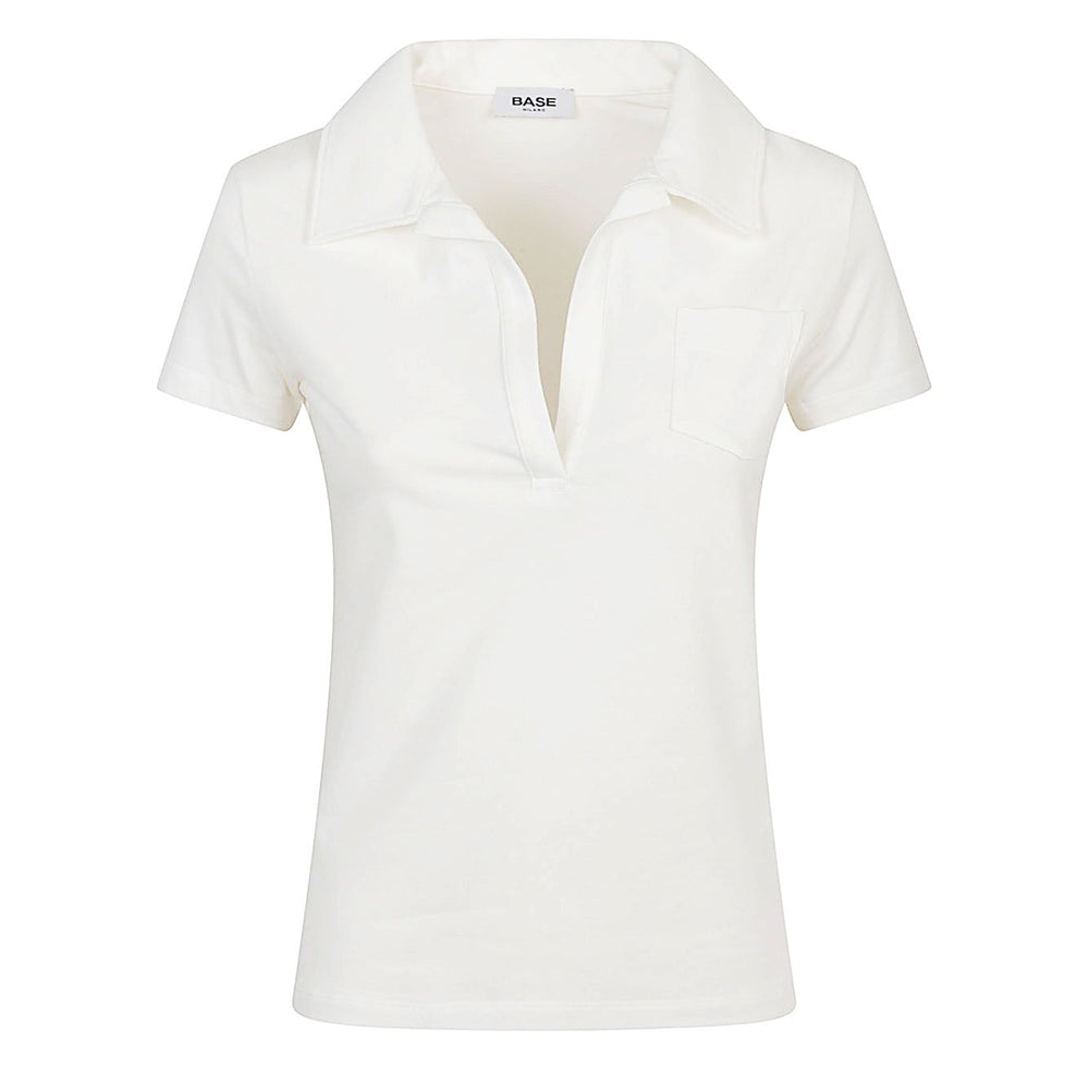 Base T-shirts and Polos White B1652841001-P25