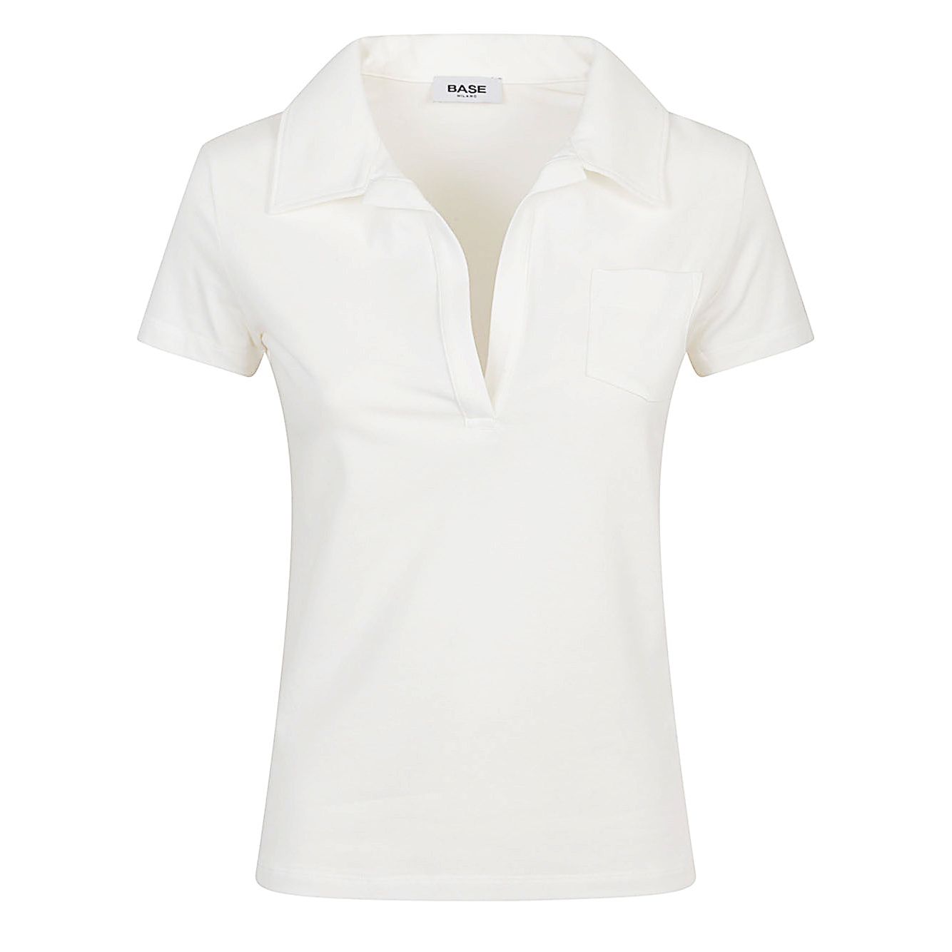 Base T-shirts and Polos White B1652841001-P25