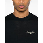 Emporio Armani Wool Blend Crewneck Sweater with Logo EM000903AF14698MB173-P25