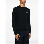 Emporio Armani Wool Blend Crewneck Sweater with Logo EM000903AF14698MB173-P25