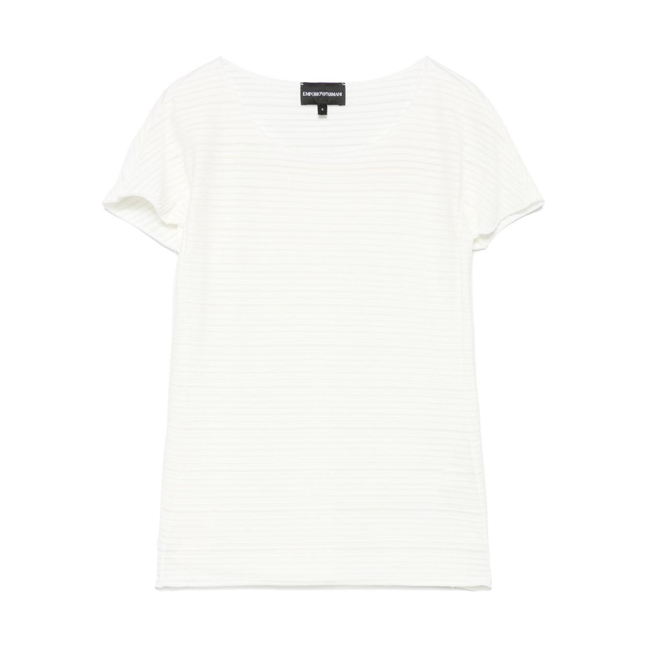 Emporio Armani Ribbed T-shirt EW001826AF15573U0006-P25