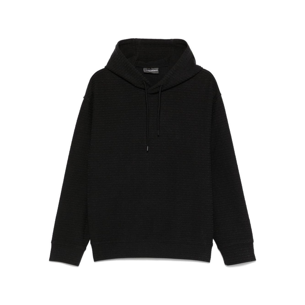 Emporio Armani logo embroidered hoodie EM001007AF13700UC001-P25