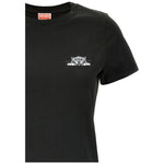 Kenzo T-shirts and Polos Black LDin,Spring - Summer 2025,Women,Women > Clothing,Women > Clothing > Topwear,Yes Eu FF52TS1694SO99J-P25
