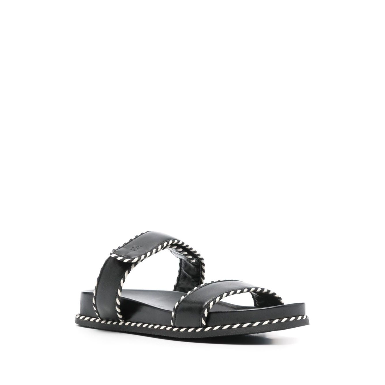 EMPORIO ARMANI EXCLUSIVE Emporio Armani Sandals with nappa strap and two-tone profiles