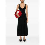 Emporio Armani Seamless, links-stitch knit long dress EW001449AF15108UC001-P25