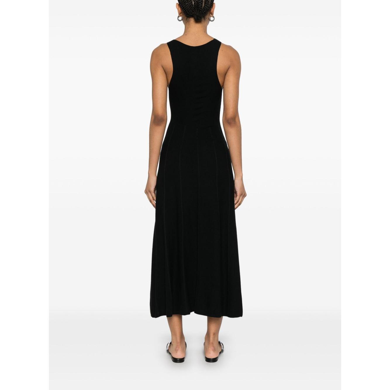 Emporio Armani Seamless, links-stitch knit long dress EW001449AF15108UC001-P25