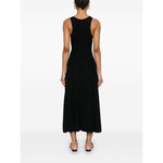 Emporio Armani Seamless, links-stitch knit long dress EW001449AF15108UC001-P25