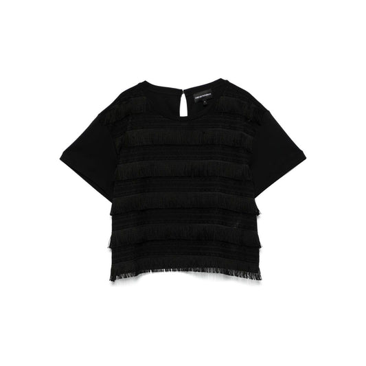 Emporio Armani T-shirts and Polos Black Topwear