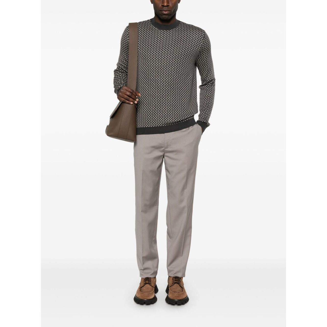 Emporio Armani Trousers Dove Grey EM001505AF13726U6107-P25