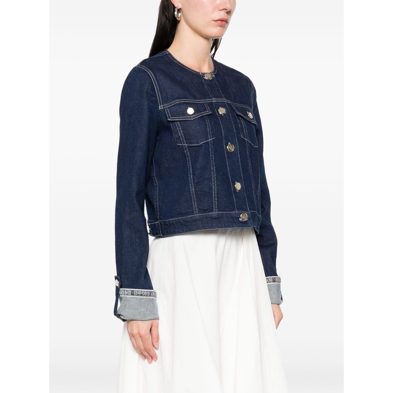 Emporio Armani Coats Blue Jackets