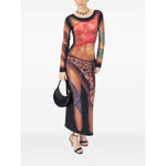MARINE SERRE Dresses Beige WDR297ACJER0076BG50-P25