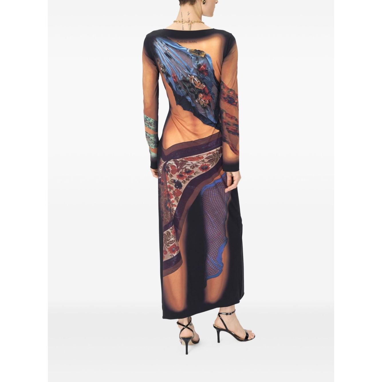 MARINE SERRE Dresses Beige WDR297ACJER0076BG50-P25