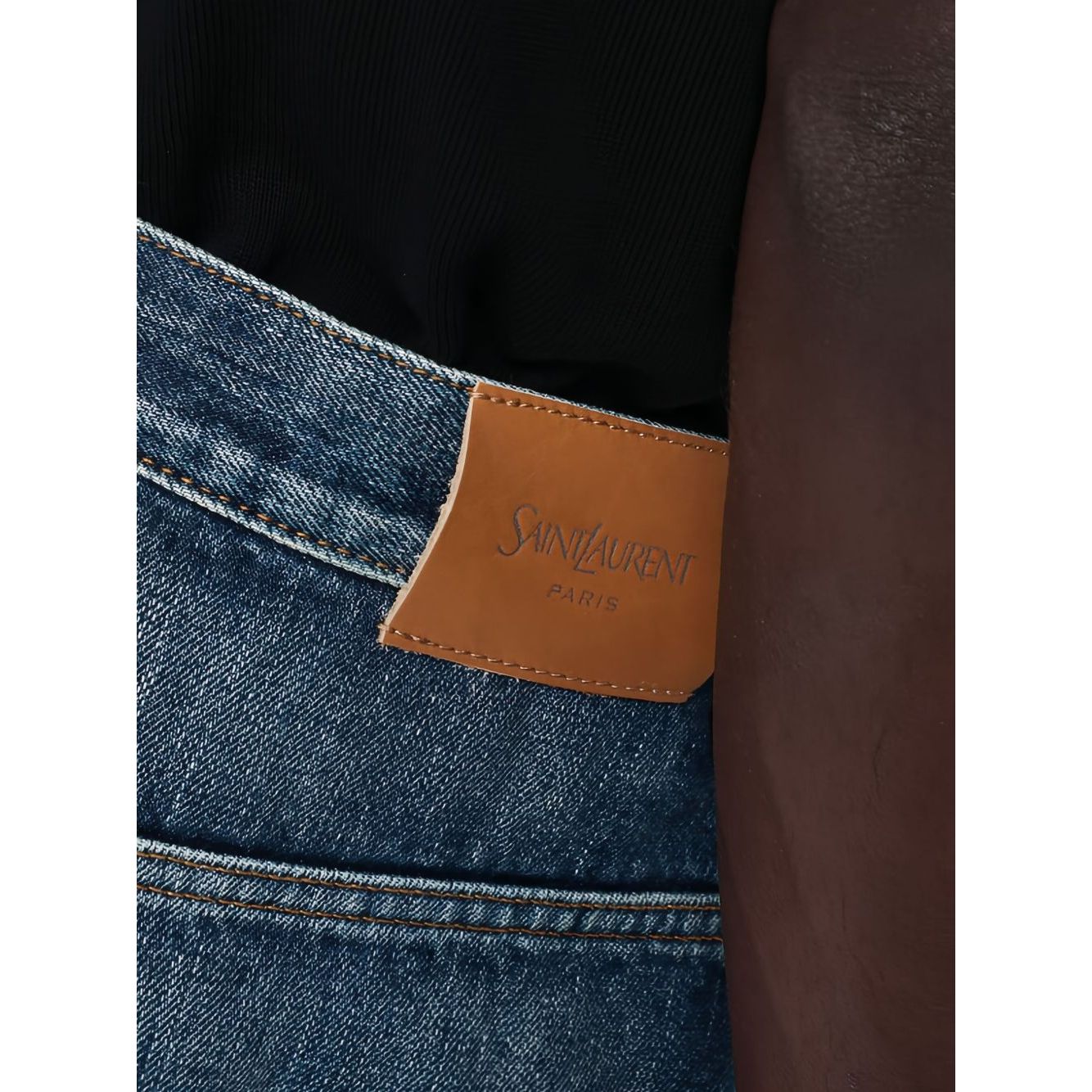 Saint Laurent High Rise Denim Jeans Jeans