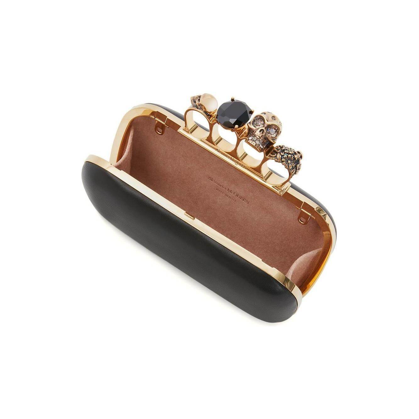 Alexander McQueen Knuckle chain clutch 6762561AAJD1000-AI25