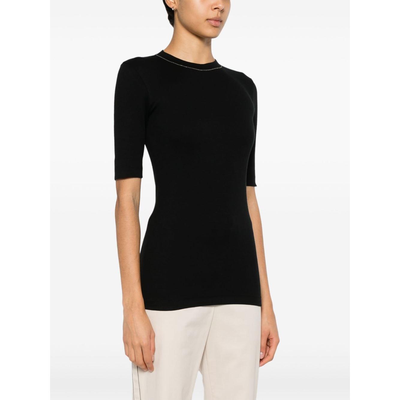 Brunello Cucinelli T-shirts and Polos Black MPTC8BJ310C101-AI25