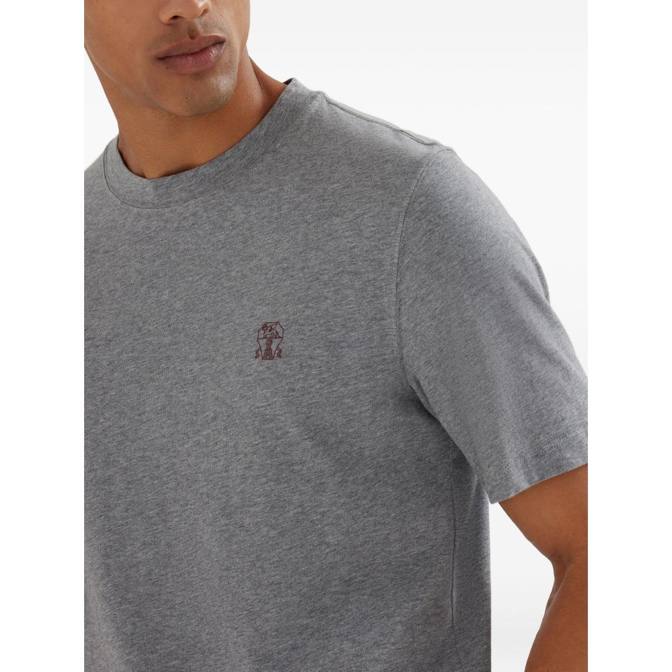 Brunello Cucinelli T-shirts and Polos Grey M0B138440CJB11-AI25