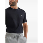 Brunello Cucinelli T-shirts and Polos Blue M0B137451GCGB88-AI25