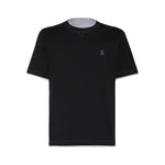 Brunello Cucinelli T-shirts and Polos Blue M0B137451GCGB88-AI25