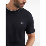 Brunello Cucinelli T-shirts and Polos Blue M0B137451GCGB88-AI25