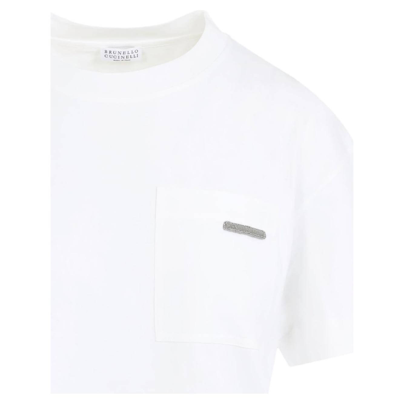 Brunello Cucinelli T-shirts and Polos White MPT81EC710C6159-AI25