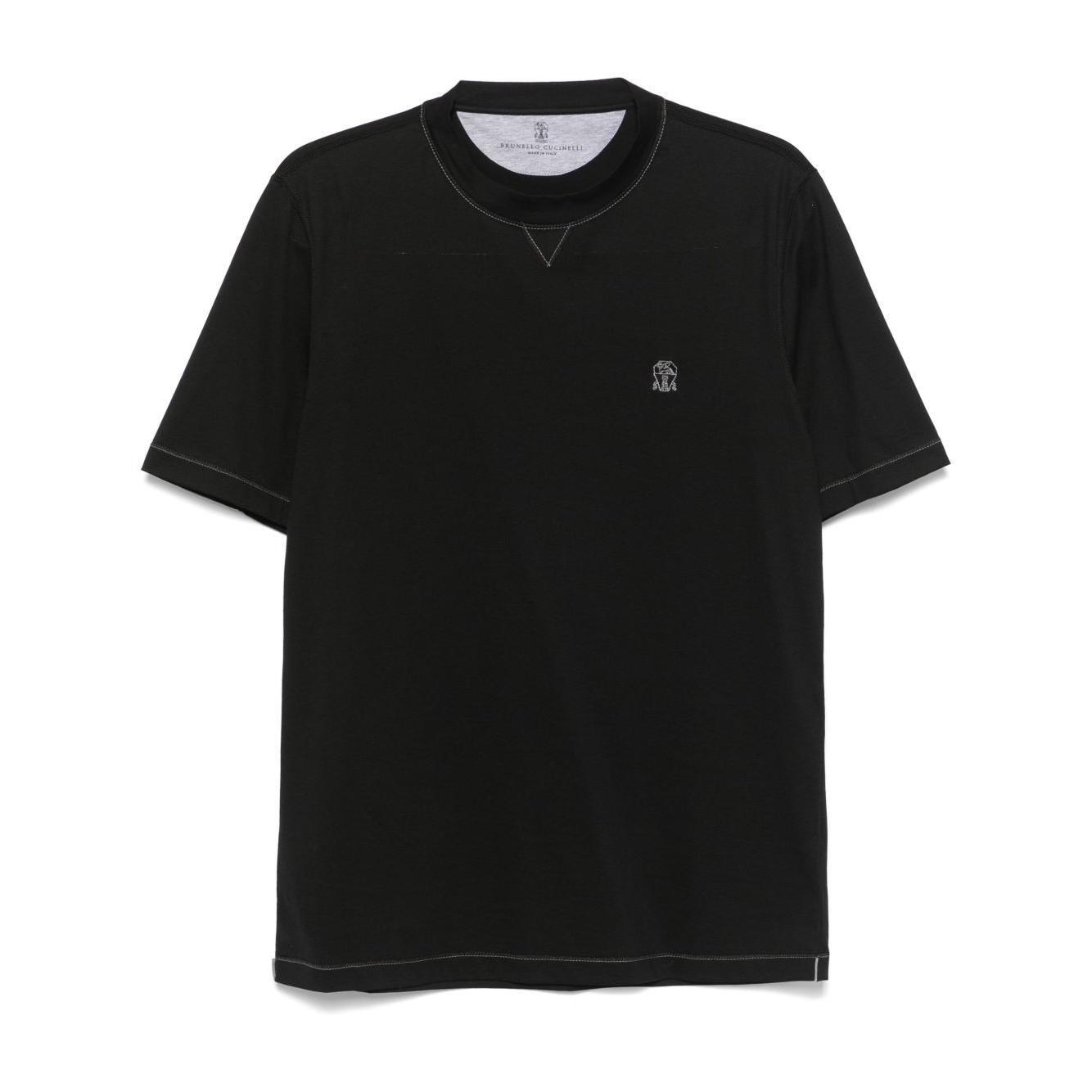 Brunello Cucinelli T-shirts and Polos Black M0B131328GCG938-AI25