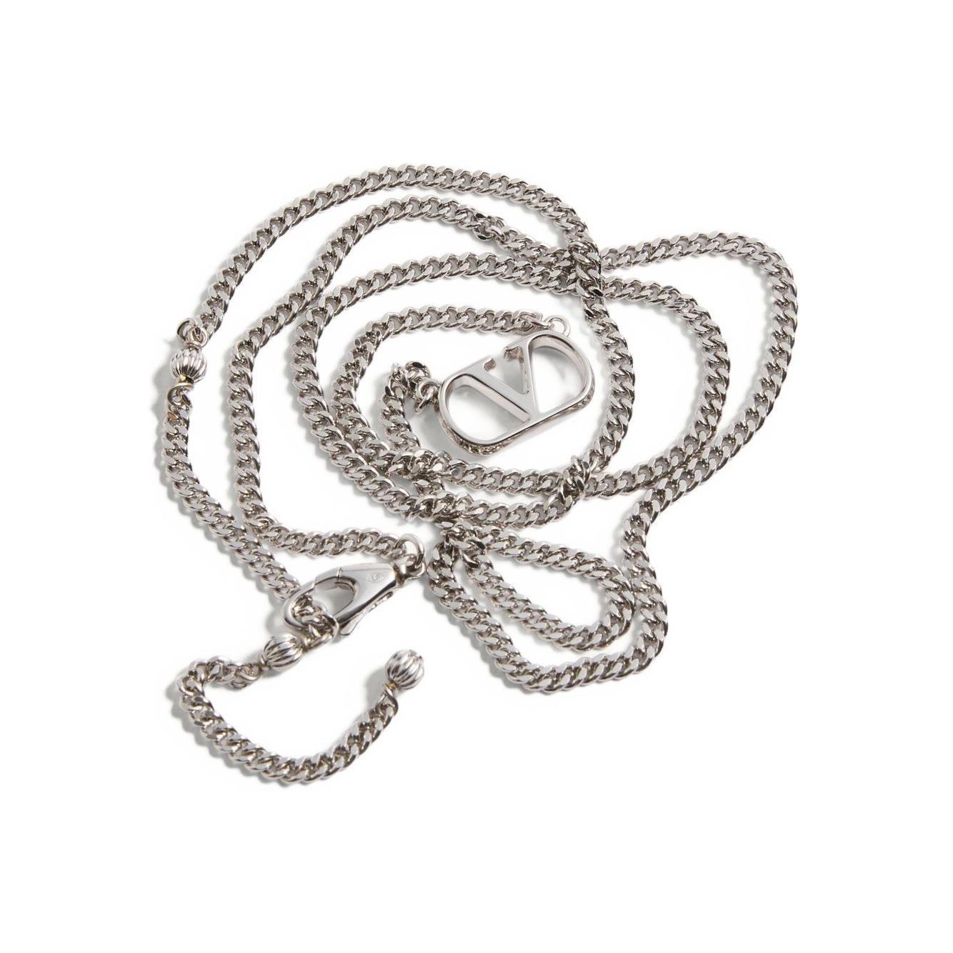 Valentino Garavani Vlogo Signature Necklace YJ0AG7MET172-AI25