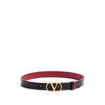 Valentino Garavani Vlogo Signature Reversible Belt In Shiny Calfskin 20mm WT0SQ3IYR43K-AI25
