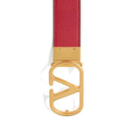 Valentino Garavani Vlogo Signature Reversible Belt In Shiny Calfskin 20mm WT0SQ3IYR43K-AI25