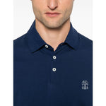 Brunello Cucinelli T-shirts and Polos Blue ME8548770CFL46-AI25