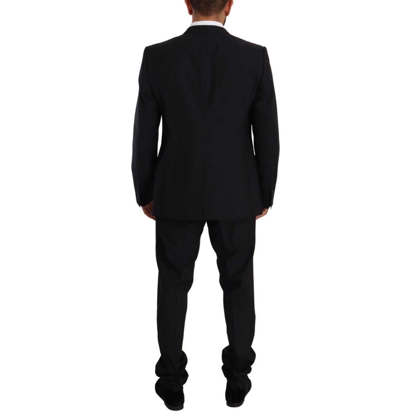 Dolce & Gabbana Blue GOLD Wool Single Breasted 2 Piece Suit KOS1930 - 56