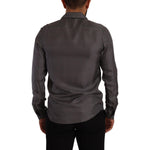 Dolce & Gabbana Gray Fantasy Pattern Pajama Top Mens Shirt TSH7666 - 4