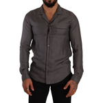 Dolce & Gabbana Gray Fantasy Pattern Pajama Top Mens Shirt TSH7666 - 4