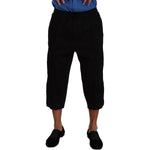 Dolce & Gabbana Black Cotton Torero Cropped Short Trouser Pants PAN72940 - 50