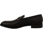 Salvatore Ferragamo Suave Black Leather Gancio Bit Loafers 8057553788581