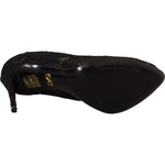 Dolce & Gabbana Black Stretch Socks Taormina Lace Boots Shoes LA9030-36