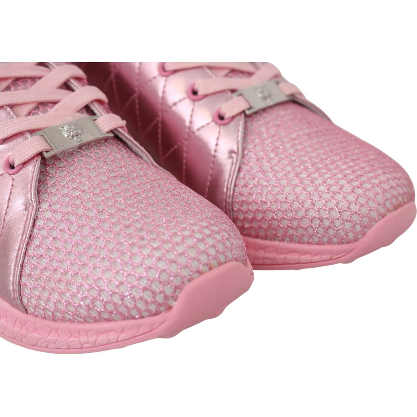 Plein Sport Chic Pink Blush Runner Gisella Sneakers 4059623082722