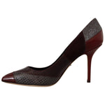 Dolce & Gabbana Multicolor Exotic Leather Heels Pumps Shoes LA9735 - 37.5